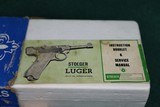 Stoeger Luger 22 in box all steel high condition Minty - Image 12 of 12