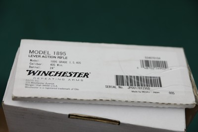 Winchester 1895 Grade I 405 Win unfired almost new in box - Image 11 of 12