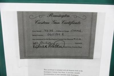 Remington 40XB 40 X B KS Varmint Special Custom Shop 17 HMR unfired ANIB Minty - Image 10 of 15