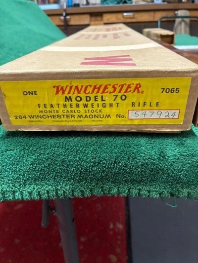 Winchester Pre 64 Model 70 Featherweight, 264 Win Mag NIB Manufactured in 1962 - Image 2 of 14