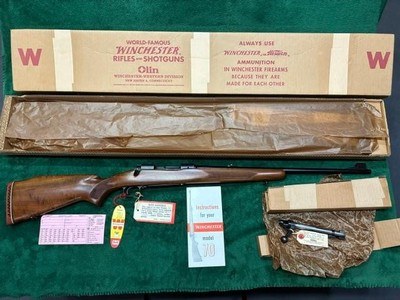 Winchester Pre 64 Model 70 Featherweight, 264 Win Mag NIB Manufactured in 1962