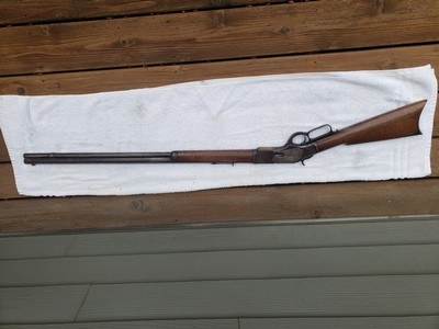 Winchester model 1873 caliber 44 rare 30 inch special order octagon barrel - Image 2 of 15