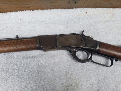 Winchester model 1873 caliber 44 rare 30 inch special order octagon barrel - Image 7 of 15