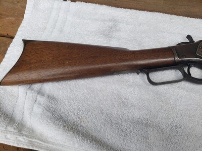 Winchester model 1873 caliber 44 rare 30 inch special order octagon barrel - Image 4 of 15