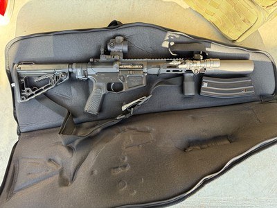 Wilson combat 8” SBR tactical w Wilson combat suppressor - Image 1 of 10
