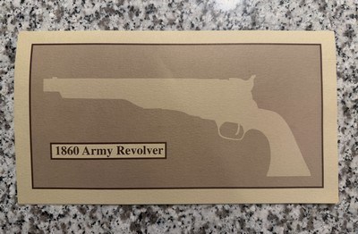 Gettysburg 1863 commemorative 1860 .44 caliber revolver, America remembers / United States Society of Arms and Armour - Image 8 of 8