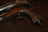 A Fine Cased Pair of 19th Century French Percussion Duelling / Target Pistols – Serial No. 18477 - Image 6 of 12