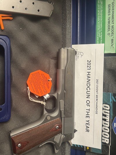 Colt Government Model 1911 .45 ACP – Ducks Unlimited Edition – NIB/Excellent - Image 2 of 4