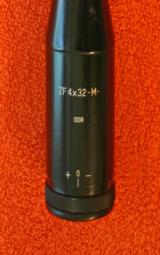 Carl Zeiss' Very High-End JENA riflescope ZF 4x32 - Near Excellent - 1 of 6