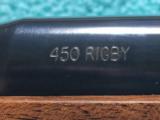Searcy Vektor Double Square Bridge Magnum .450 Rigby -- Excellent Plus - 24 of 25