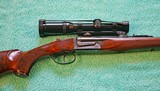 Chapuis Agex Brousse Express Double Rifle, 375 H&H Mag, scoped with case, Excellent - 6 of 19