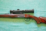 Chapuis Agex Brousse Express Double Rifle, 375 H&H Mag, scoped with case, Excellent - 14 of 19