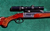 Chapuis Agex Brousse Express Double Rifle, 375 H&H Mag, scoped with case, Excellent - 4 of 19