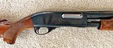Remington Slide Action Model 870TC Trap, 12 gauge, 30" bl., HAND CUT checkering, MINT - 3 of 14