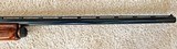 Remington Slide Action Model 870TC Trap, 12 gauge, 30" bl., HAND CUT checkering, MINT - 14 of 14