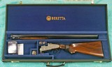 Beretta Sidelock S3 EL, 12 ga., 28"bls, engraved by TURRINI - 1 of 24