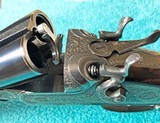 S.Pedretti Best Hammer Sidelock sxs, 12 Ga. engraved by Stephano Pedretti - Mint - 21 of 25