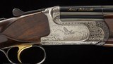 Armi Salvinelli Sporting EXL engraved by A.Giovinelli, 12 ga - 30" Combination Chokes - MINT - 15 of 25