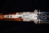 Krieghoff Neptun Primus Hand-detachable Sidelock Drilling 12 x 12 x 7x65r w/ .222 Rem insert bl., S&B 3-12x42 scope in claw mts., Cased - 13 of 23