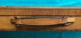 Reconstituted Leather - 2-barrel set Shotgun Gun Case, Extra Long, Very Good Condition - 4 of 9