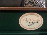 S.I.A.C.E. model A Boniotti Best Quality SLE, with 3rd bite, 20ga., engraved by Mario Terzi, 99% with case - 23 of 25
