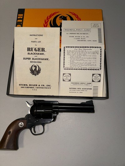Ruger Blackhawk 3 screws 357 Magnum made around 1967 / 1968 - Image 2 of 3