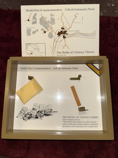 Colt Wolrd War I Commerorative CHATEAU-THIERRRY 45 ACP PISTOL MODEL 1911 - NEW IN BOX - Image 3 of 5