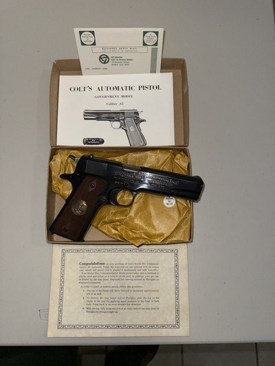 Colt Wolrd War I Commerorative CHATEAU-THIERRRY 45 ACP PISTOL MODEL 1911 - NEW IN BOX - Image 2 of 5