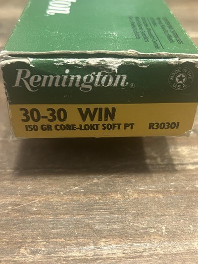 Remington 30-30 Winchester 150gr Core LOKT Soft Pt - Image 2 of 2