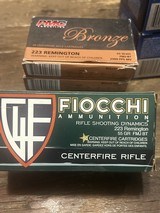 Fiocchi and PMC Bronze 223 Remington 55gr FMJ-BT - Image 1 of 3