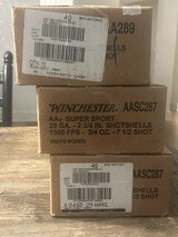 28 GA 2 3/4in Winchester AA Super Sport 3/4oz 7 1/2 Shot - Image 3 of 3