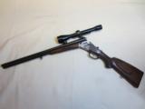 Fine, deluxe & hardly used HEYM Drilling in 30.06 & 12/70 GA with claw mounted German scope - 5 of 10
