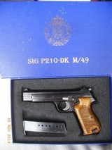 Excellent SIG P210-49/DK, Danish Armee, cal 9mm Para pistol - 3 of 14