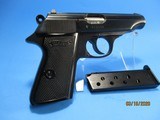 Excellent West German WALTHER Model PP cal 7,65 semi auto pistol - 1 of 9