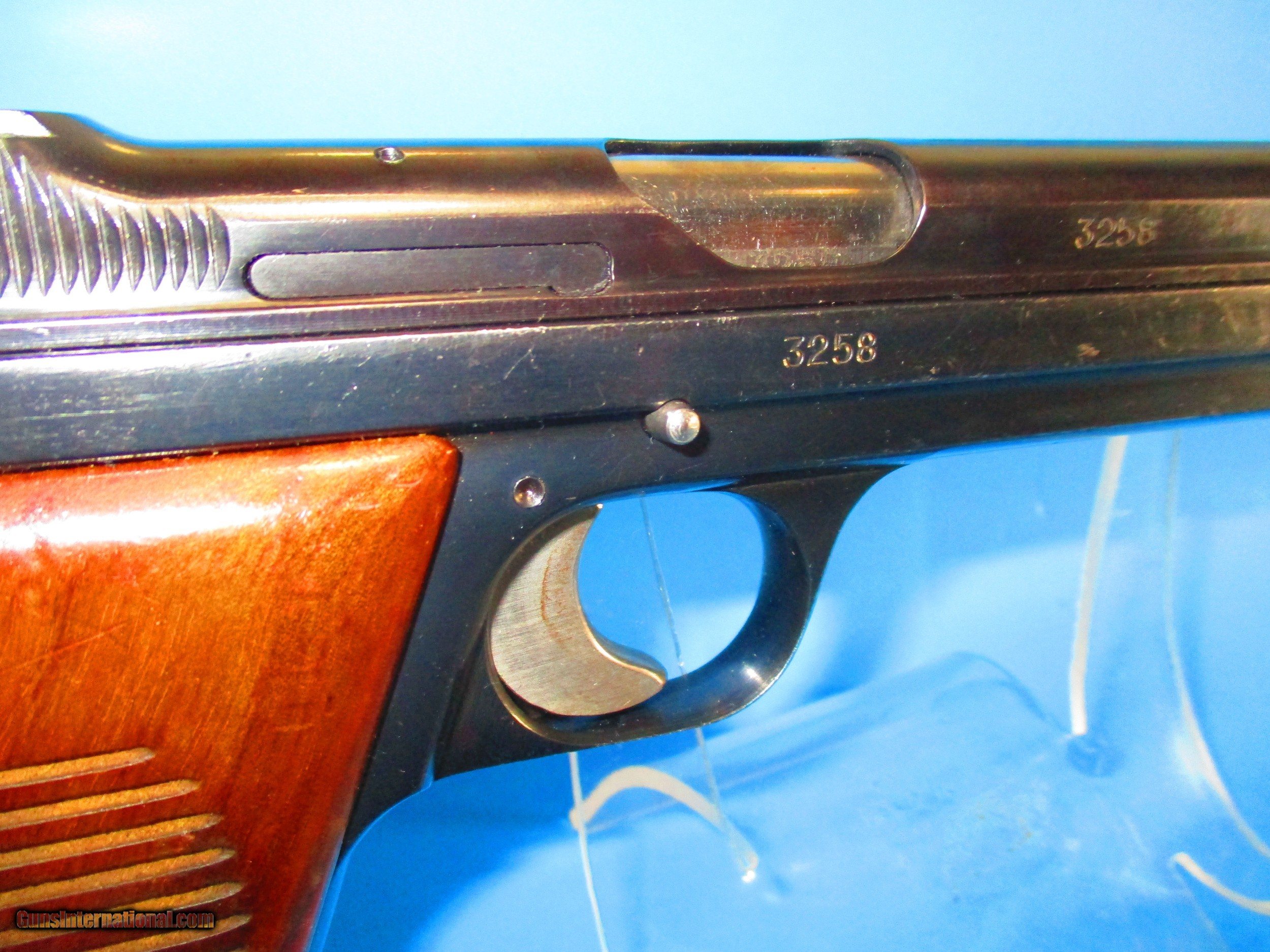 Very early, Swiss made SIG P21049/HTK Danish Army pistol in cal 9mm with initials