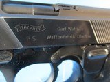 WALTHER P5, cal 9mm Para, Semi-auto Pistol, w Original box, Manual, Target, Paper in excellent condition - 6 of 14