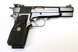 Excellent BROWNING Hi-Power, Belgium-made, 9mm, Target Sight, Polished Blue Finish pistol - 2 of 15