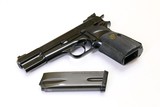 Excellent BROWNING Hi-Power, Belgium-made, 9mm, Target Sight, Polished Blue Finish pistol - 10 of 15