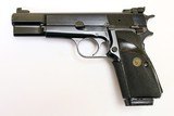 Excellent BROWNING Hi-Power, Belgium-made, 9mm, Target Sight, Polished Blue Finish pistol - 1 of 15