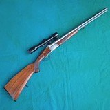 Top West German-made J.P. SAUER & SOHN "Drilling". cal 7x57R/2x16ga, Model 3000, with HENSOLDT 4x32 scope on claw mounts - 13 of 15
