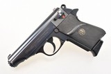 Excellent, W. German (1969) made , WALTHER PP cal 7,65 Pistol w Pachmayr Grips - 4 of 6