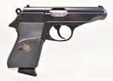 Excellent, W. German (1969) made , WALTHER PP cal 7,65 Pistol w Pachmayr Grips - 2 of 6