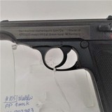 Excellent, 1987 made WALTER PP cal 9mmk (.380ACP) pistol, steel frame, deep blue, in original box - 5 of 11