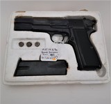 Rare, like-new BROWNING Model "High Power", cal 9mm Luger, Polished Dark Blue Finish, in original Box with Accessories - 3 of 15