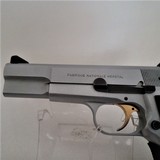 Like-New, 2-Tone Silver-Chrome & Black Finish BOWNING "High-Power", 9mm Luger, with golden Trigger & Target Sight in original Case with Acce - 8 of 15