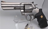 Excellent 1989 COLT Model "King Cobra", 4" Barrel, cal .357 Magnum Revolver in Stainless Steel - 1 of 15