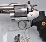 Excellent 1989 COLT Model "King Cobra", 4" Barrel, cal .357 Magnum Revolver in Stainless Steel - 4 of 15