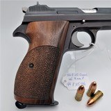 Excellent Swiss-made SIG P210-6 pistol, cal 9mm Para, with original grips, box, factory target, manual & holster - 2 of 15