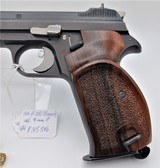 Excellent Swiss-made SIG P210-6 pistol, cal 9mm Para, with original grips, box, factory target, manual & holster - 10 of 15