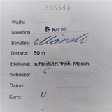 Excellent Swiss-made SIG P210-6 pistol, cal 9mm Para, with original grips, box, factory target, manual & holster - 15 of 15